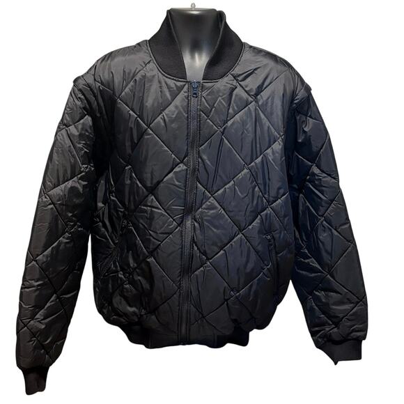 Spiewak Other - Spiewak Men’s Size XLT XL Tall Quilted Puffer Jacket Coat Convertible TINY FLAW
